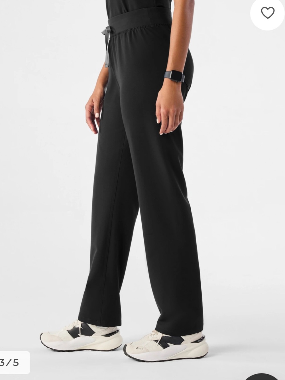 FIGS high rise Livingston pants black PETITE XS - Picture 2 of 4